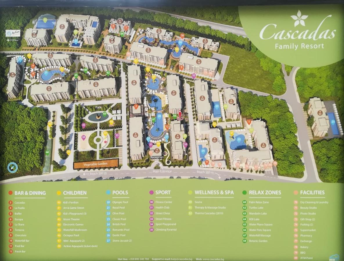 Cascadas Family Resort - Apartment Private ซันนีบีช ภายนอก รูปภาพ